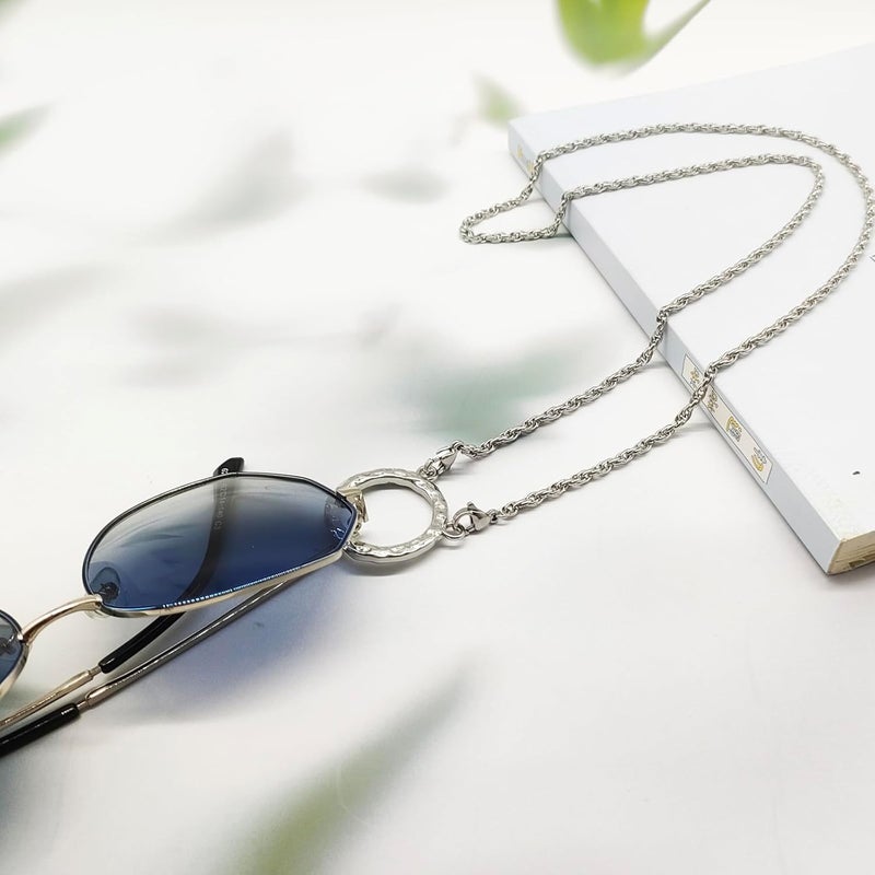 Hongeely Glasses Holder Chain Loop Eyeglasses Necklace Ring for Women Reading Glasses Sunglasses Necklace for Men - Image 3